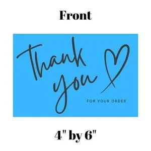 Set of 10 Thank You Postcard