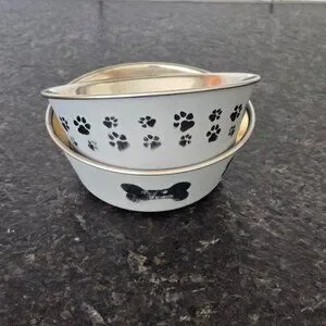 Set Of 2 Dog Bowls