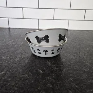 Set Of 2 Dog Bowls