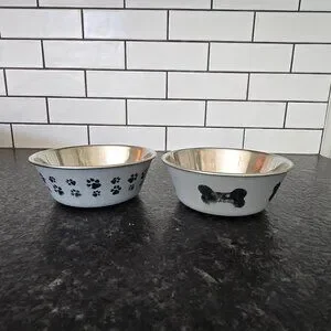 Set of 2 Dog Bowls