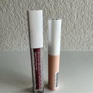 Set Of 2 M2ü NYC Products Matte Liquid Lipstick In Queens And Eye Primer