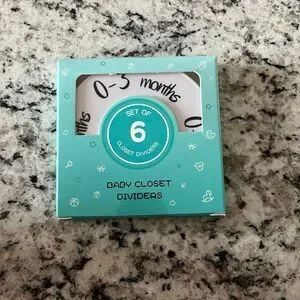 Set of 6 Baby Closet Size Divider Organizers - NEW