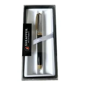 Sheaffer Pencil Prelude Black Lacquer With Palladium Plate 0.7mm New In Gift Box