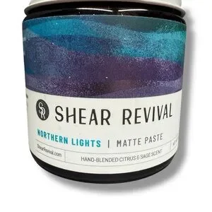 Shear Revival Northern Lights Matte Hair Styling Paste Strong Hold 3.4oz NEW