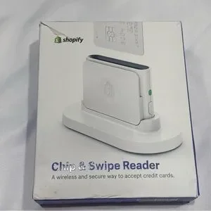 Shopify Chip & Swipe credit card Reader - White model S1701