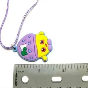 Shopkin Soft PVC Waxed Cord Kid’s Necklace (W2)