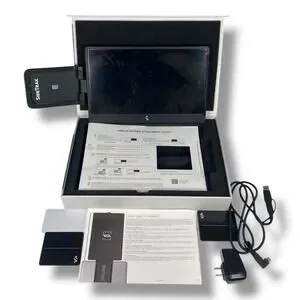 Sidetrack Swivel 12.5” Portable LCD Monitor And Accessories Tested Working