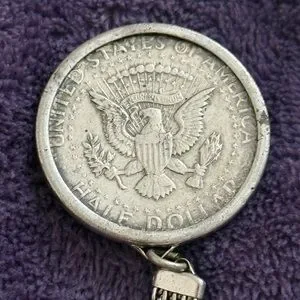 Silver Coin Key Holder