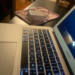 Silver MacBook Air Laptop