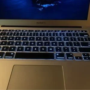 Silver MacBook Air Laptop