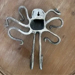 Silver Octopus Wall Hook