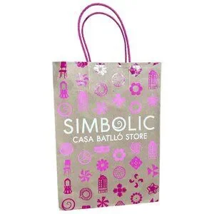 Simbolic Casa Batlló Store Paper Gift Bag from Antoni Gaudí Museum in Barcelona