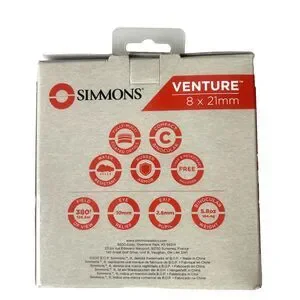 SIMMONS VENTURE 8X21mm Black Compact Binoculars Model 897821R BRAND NEW In Box