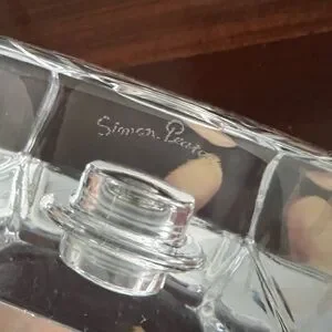Simon Pearce Crystal Desk Clock