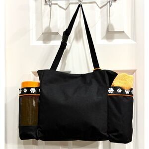 SIMPLE - EUC Pet Travel Essentials/Travel Bag Water Bottle Poop Caddy & Towel