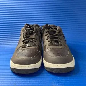 Size 11- Nike Air Force 1 Low 07 Microstripe Brown White 315122-202 RARE 2010