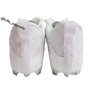 Size 13 Nike Alpha Huarache 8 Pro Lacrosse White Silver CW4439-100 NEW Men's