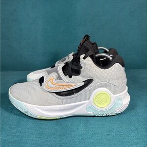 Size 7.5 - Men’s Nike KD Trey X Wolf grey volt crimson shoes