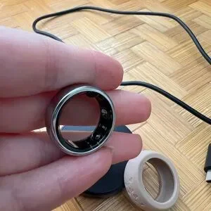 Size 8 Oura Gen 3 Horizon Ring In Silver