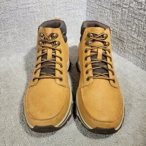 Skechers Ralcon Men's Size 9.5 US Chestnut Leather Lace Up Ankle Boots 204207