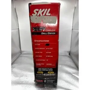 SKIL 2566-03 18-V Cordless Drill Impact Driver 3/8-Inch Chuck With Stud Finder