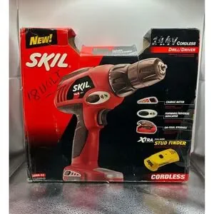 SKIL 2566-03 18-V‎ Cordless Drill Impact Driver 3/8-Inch Chuck with Stud Finder