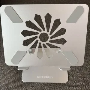 Skrebbo Silver Laptop or Tablet Stand