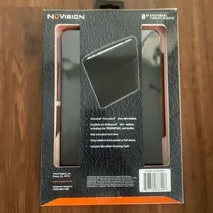 SL800BK NuVision Universal 8" Tablet Black Case NEW FITS MOST SLIM Tablets