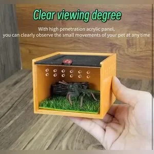 Small Insect Clear Viewing Degree Jumping Spider Enclosure