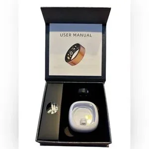 Smart Ring For Men/Women Compatible With IOS Or Android Devices - Size 11 - NIB