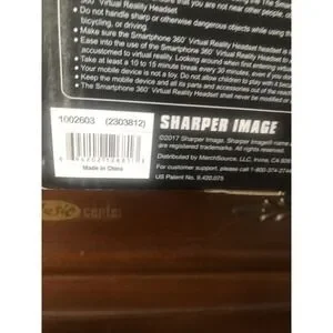 Smartphone 360 Degree Virtual Reality Headset Sharper Image NEW