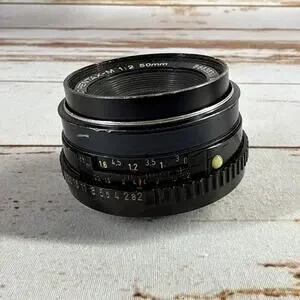 SMC Pentax-M 1:2 50mm Camera Lens Asahi Japan Black Tested & Works
