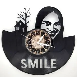 SMILE vinyl record clock SMILE vinyl record clock
