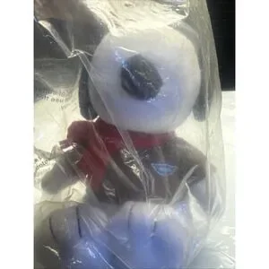 Snoopy Red Baron Pilot MetLife Promotional Plush 6" Peanuts Toy Met Life NEW