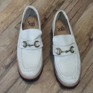 SOFFT Ivory TAPIOCA Prewitt Horsebit Leather Chunky Sole Loafer - 6M