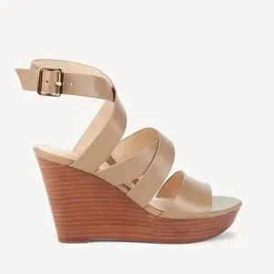 Sole Society Pippy Wedge Strappy Sandals 10