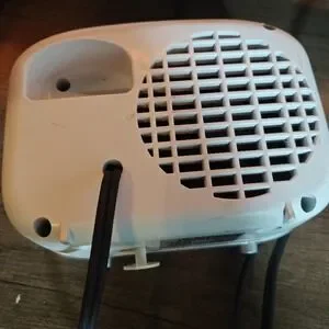 Soleil Portable Electric Heater Compact White Ceramic Rocker Switch Personal