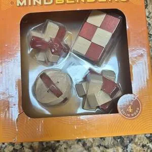 Solid Wood Mindbenders 3D Puzzles Mind Challenge Go Classic Game