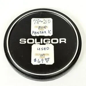 Soligor Macro Focusing Zoom 78-210mm 1:3.5 Zoom Lens Pentax K Mount