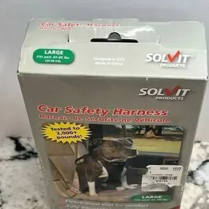 Solvit Pet Vehicle Car Safety Harness Fleece Lined Size Large