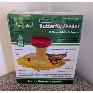 Songbird Essentials Butterfly Feeder with Butterfly Nectar SE78210 New