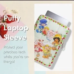 Sonix Puffy Laptop Sleeve Strawberry Shortcake Berry Besties Computer Sleeve NEW
