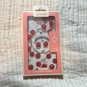 Sonix Red Cherry Phone Case Vibrant Design