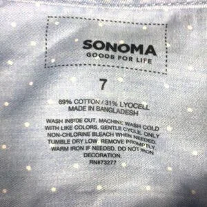 SONOMA Goods For Life Blue/Polka Dots Girls Size 7