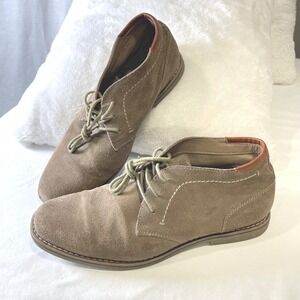 Sonoma Suede Chukka Boots Casual Lace Up Ankle Boots Light Grey Men's Size 9.5