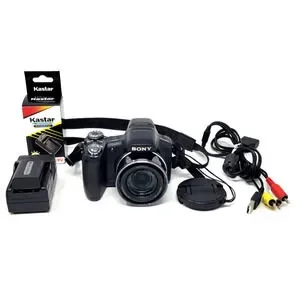 Sony Cyber-Shot DSC-HX1 9.1MP Digital Camera + Charger + Xtra Battery + RCA Cord