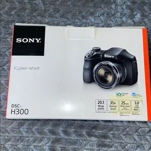 Sony DSC-H300 Cyber-shot. 20.1 Mega Pixels. 35x Optical zoom. 25mm Wide-angle