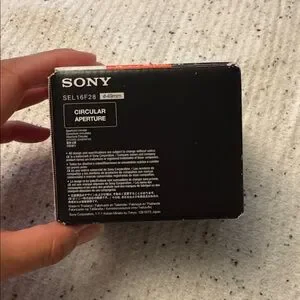 Sony E-mount 16mm F2.8 Interchangeable Lens For Sony E-Mount Sel16f28
