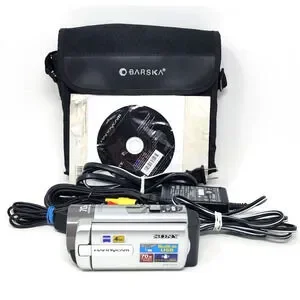 Sony Handycam DCR-SX65 Digital Camcorder Zeiss 70x Zoom W/ Charger Manual & Case