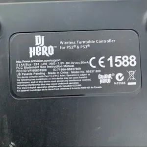 Sony PlayStation Wireless Turntable Dj Hero PS2 & PS3